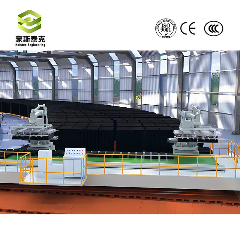 Fully Automatic Robot Stacking Machine Clay Brick Extruder With Power ...
