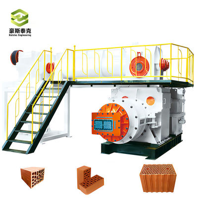 Brick Making Machine Fully Automatic JKY55 Double Stage Vacuum Clay ...